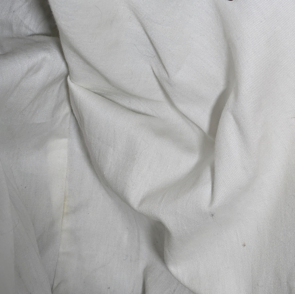 Women's J.Jill Wool & Leather Tote, detachable‎ clutch, cream & camel brown - Picture 6 of 15